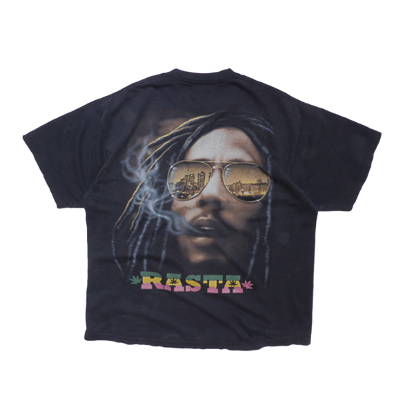 HAPPY RASTA TEE (XL)
