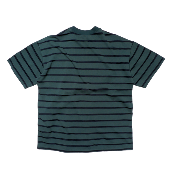 GREEN STRIPED TEE