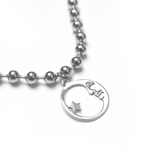 Double Stack Moon Necklace (1of1)