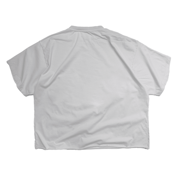 Off White Crop Tee (super limited)