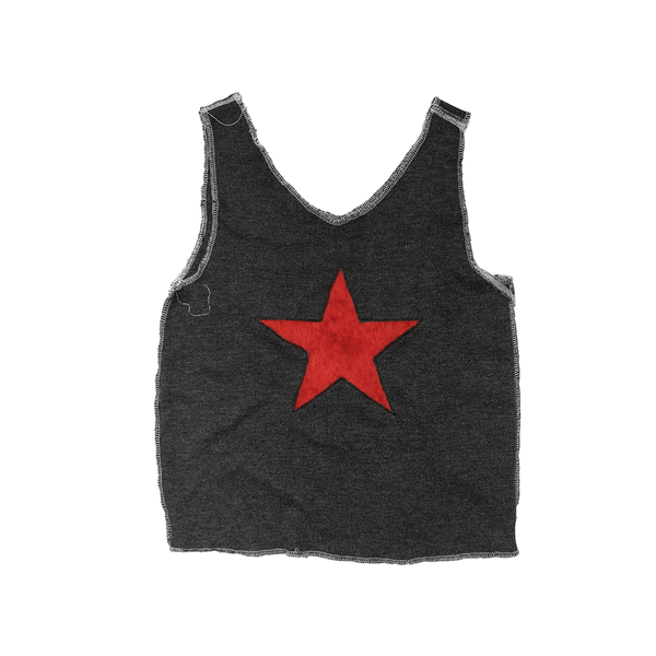 Fuzzy Star Tank  (womens)